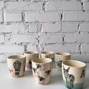 BICCHIERE DA TAVOLA ACQUA VINO MIX DECORO set 6 pezzi