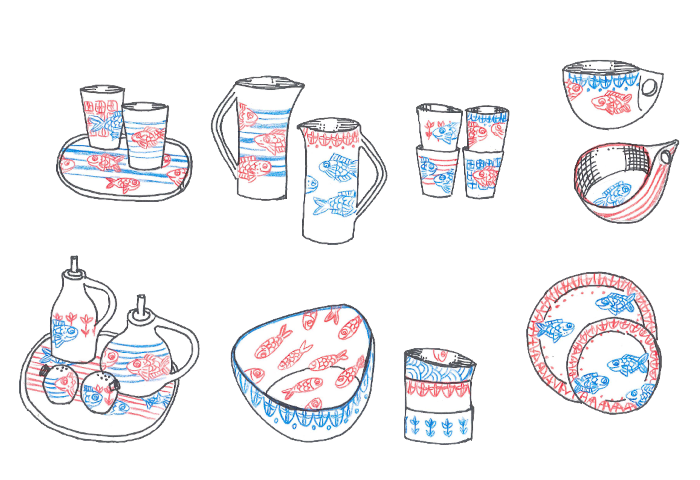 collezione pesci tra le righe